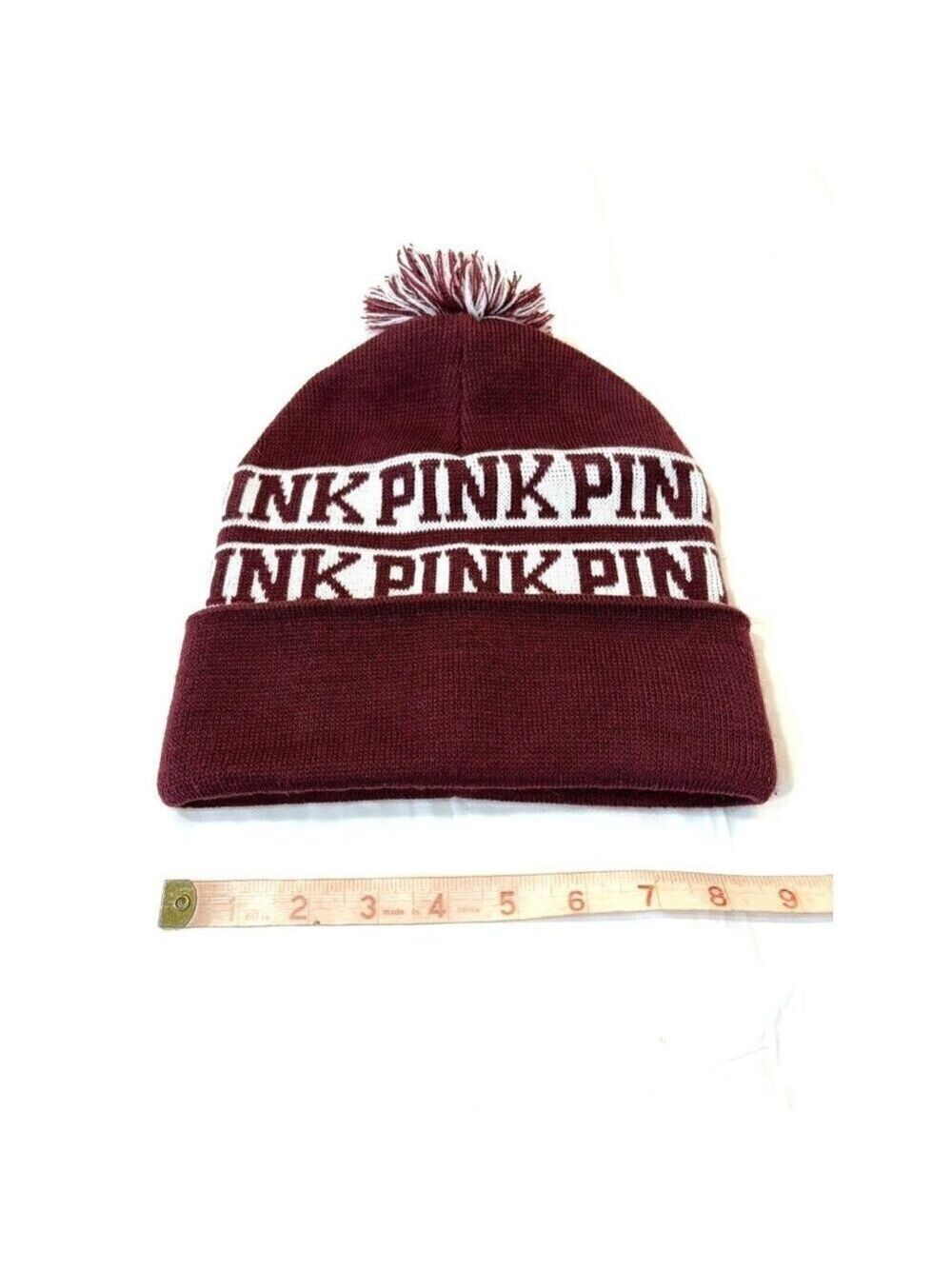 VICTORIAS SECRET PINK NATION KNIT WINTER BEANIE HAT